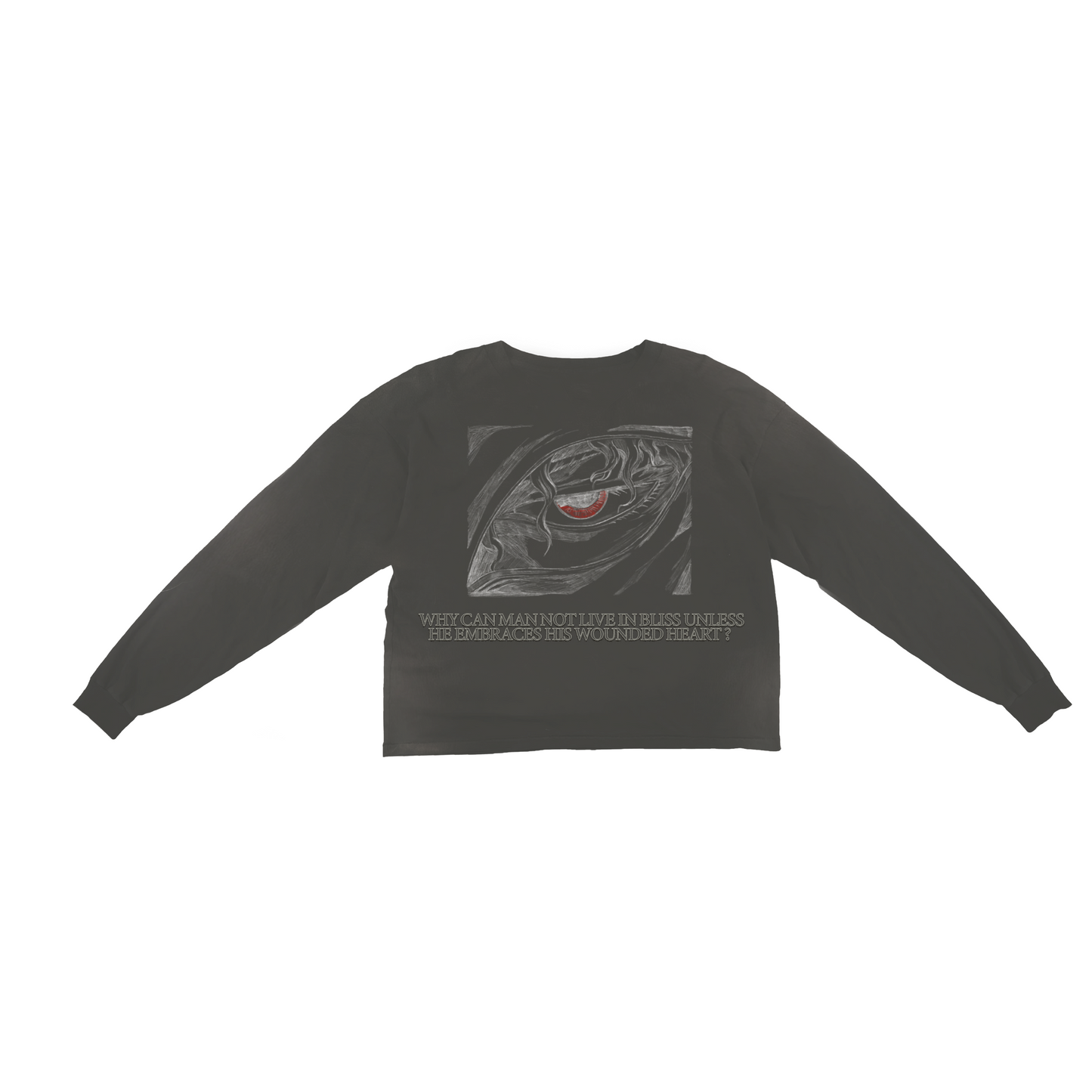 WHITE HAWK, black long sleeve