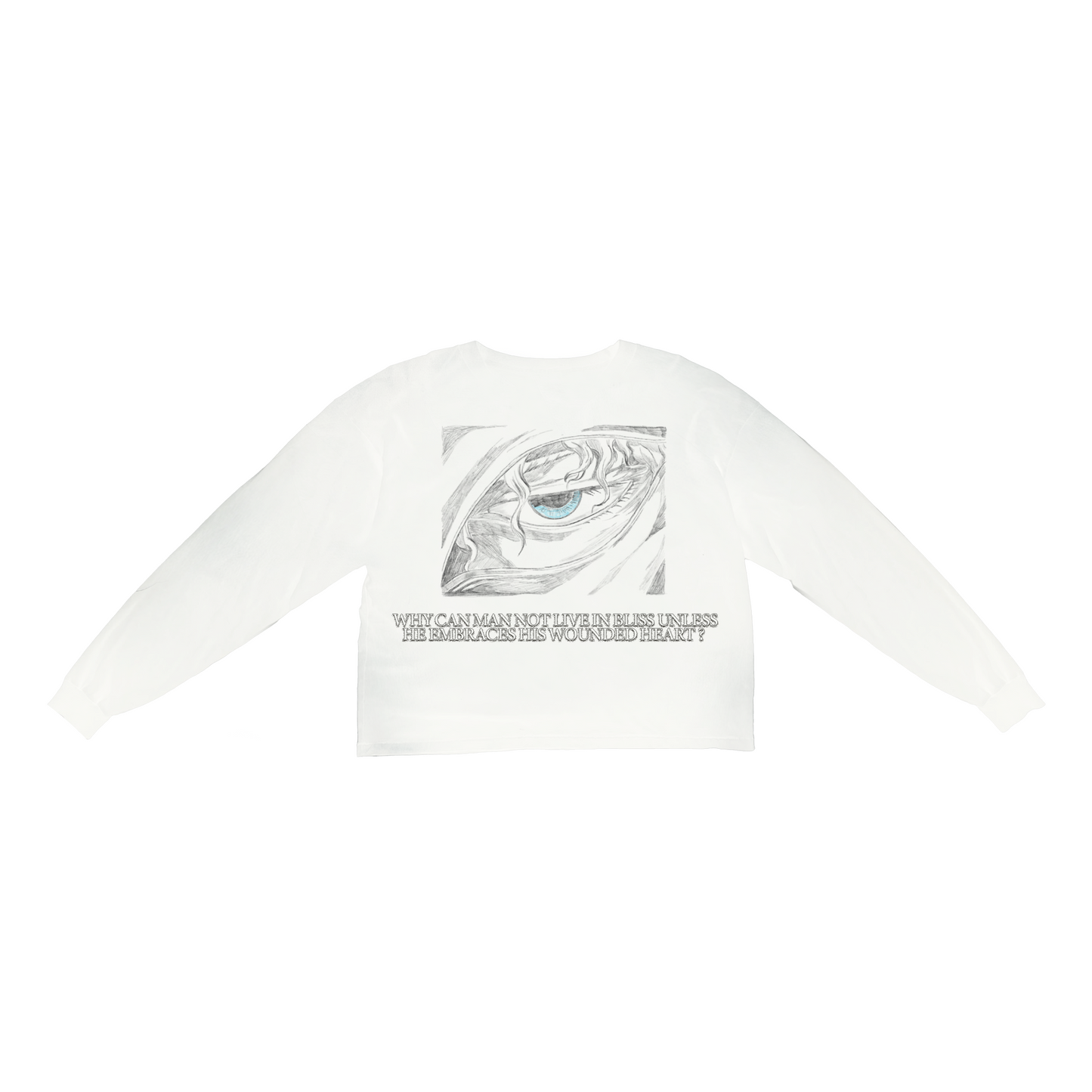 WHITE HAWK, white long sleeve